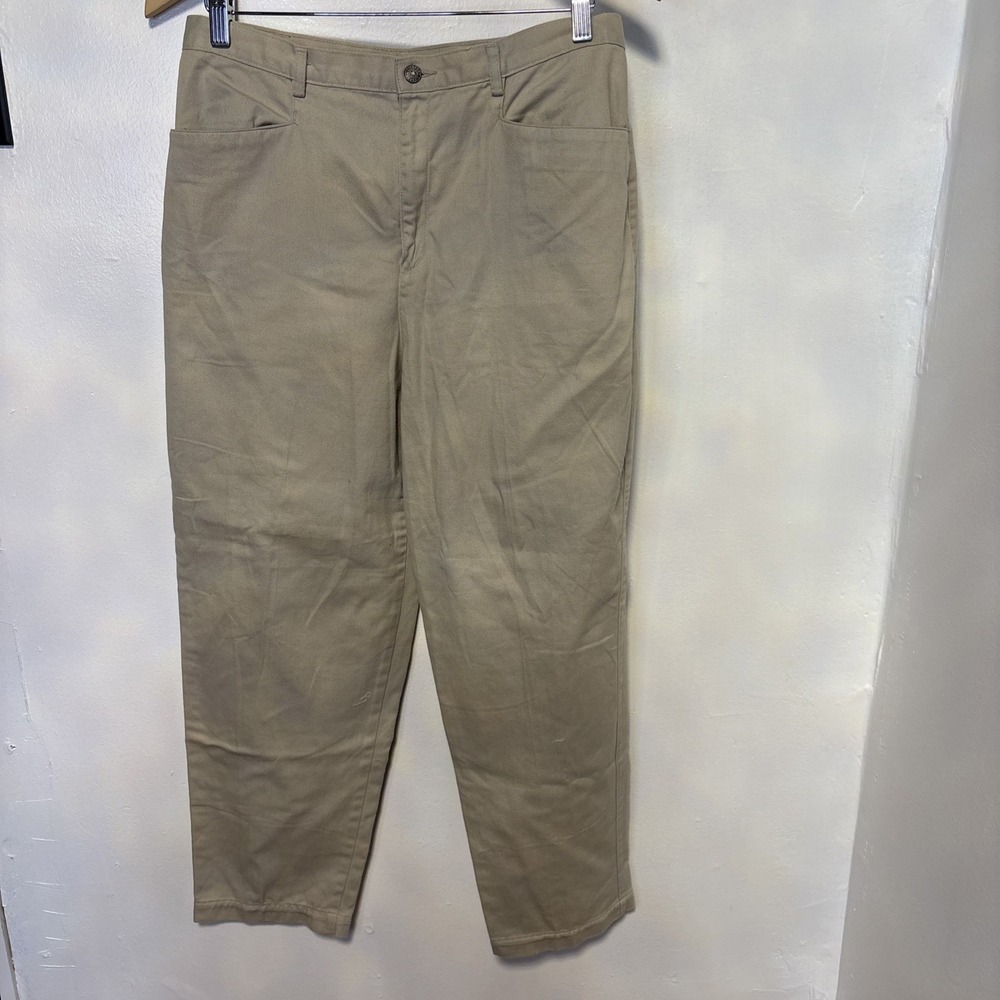 Liz Claiborne Trouser Dress Pants Womens  TAN Petite ‎ 14